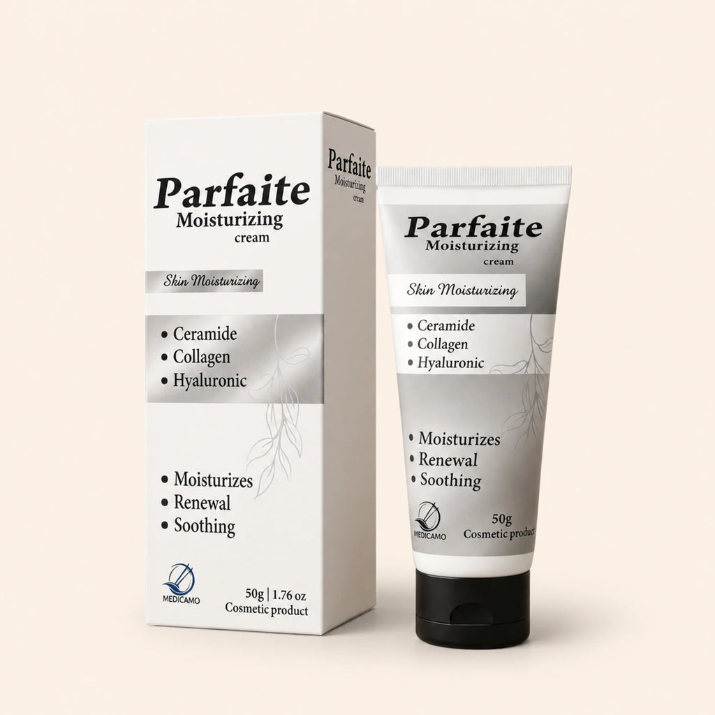 كريم مرطب Parfaite - سيراميد + كولاجين + حمض الهيالورونيك | 50 غرام